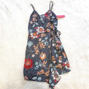 Xhileration Floral Wrap Dress NWT